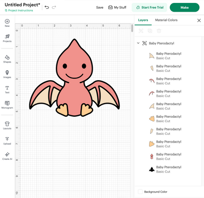 Baby Pterodactyl (Digital Download)