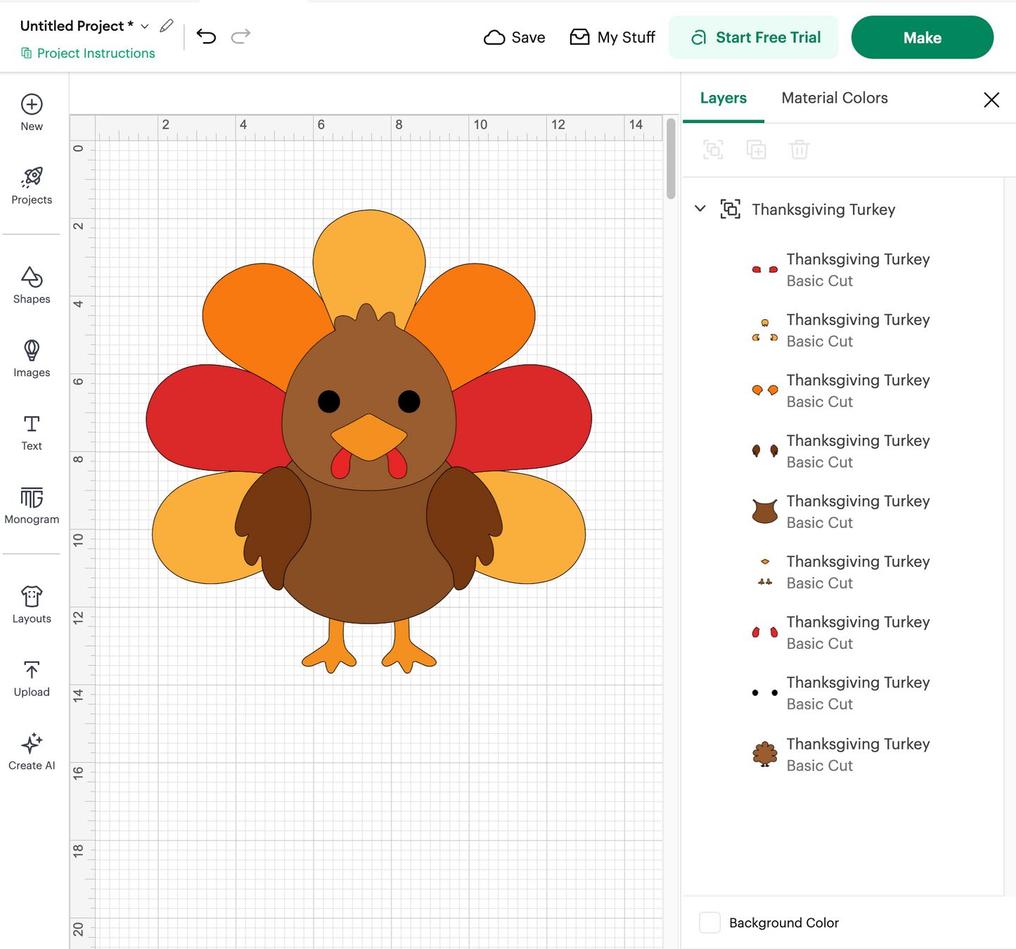 Thanksgiving Turkey SVG, Cute Turkey Svg, Turkey Shirt Svg, Turkey Clipart, Thanksgiving svg, Autumn svg, Turkey Cut Files Digital Download