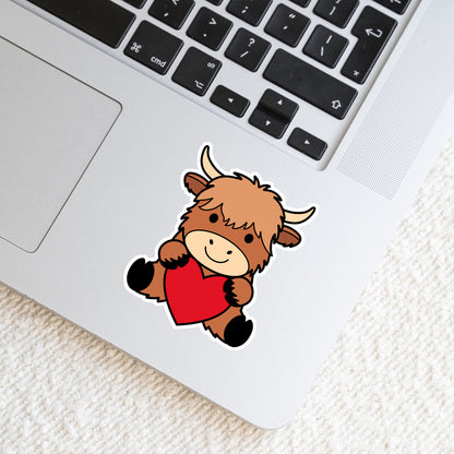 Highland Cow Heart (Digital Download)