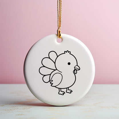 Thanksgiving Turkey SVG, Cute Turkey Vector, Baby Turkey Clipart, Cute Animal Cut file, Thanksgiving Day Cutting files Digital Download