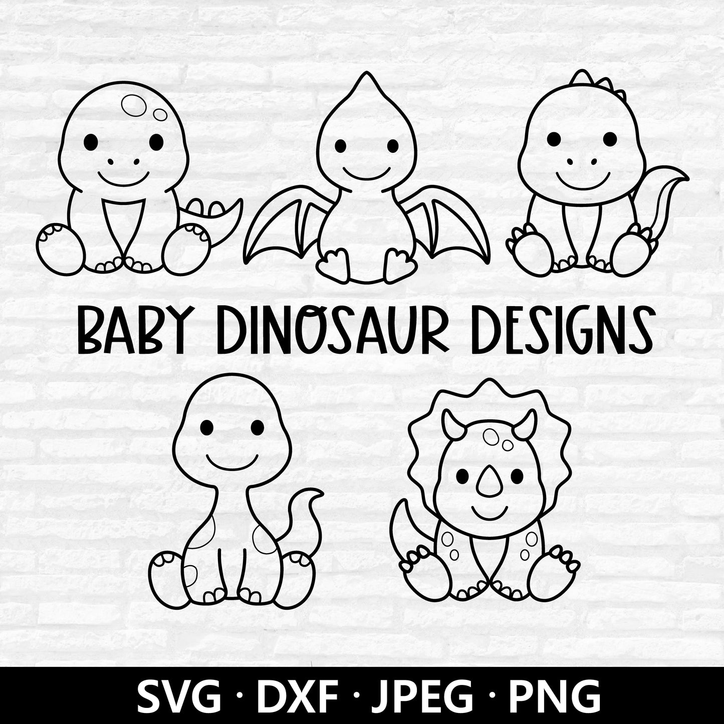 Dinosaur Outline (Digital Download)
