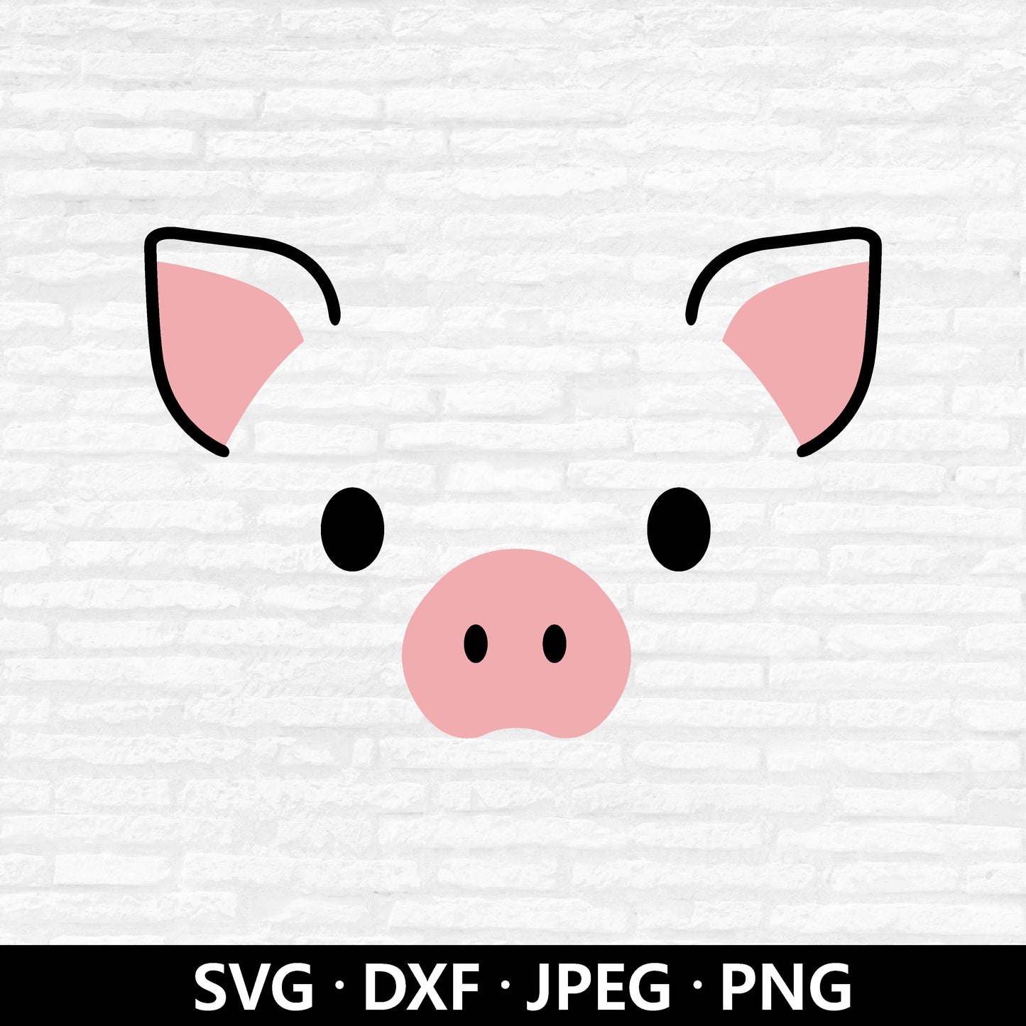 Cute Pig Face (Digital Download)