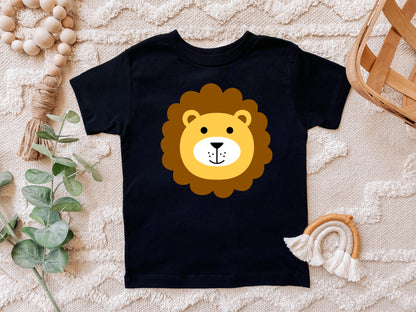 Baby Lion Face SVG, Cute Lion SVG, Baby Shower Shirt SVG, layered files, Lion Outline clipart, Jungle Animal Cut files Digital Download