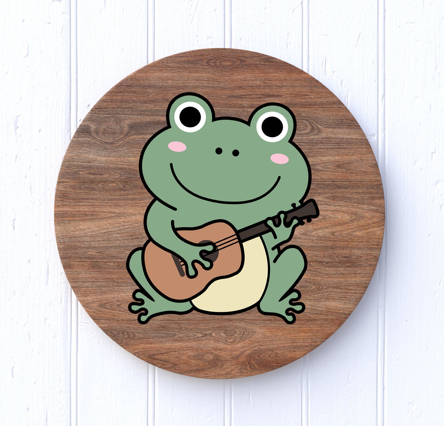Cute Frog Playing Guitar (Digital Download)