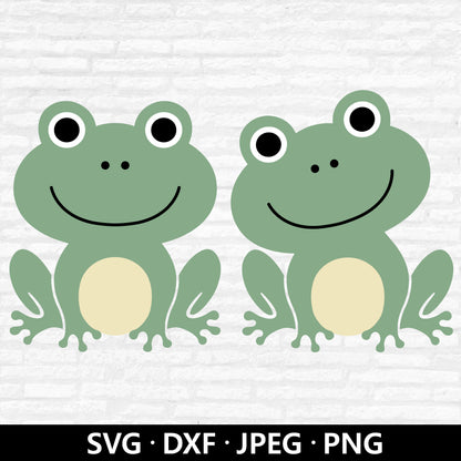 Cute Frog SVG, Frog PNG files, Frog Clipart, Frog Vector, Baby Shower Shirt SVG, Cute Animals cutting files, Frog cut files Digital Download