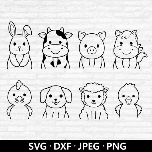Farm Animal Half Body (Digital Download)