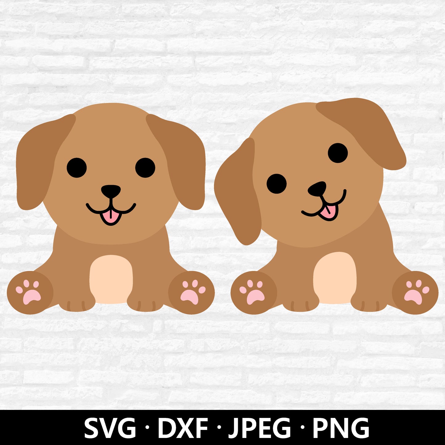 Cute Puppy SVG, Dog DXF files, Sitting puppy dog Vector, Pet SVG, Puppy Kids Shirt Clipart, Nursery Animals, Dog Cut files Digital download