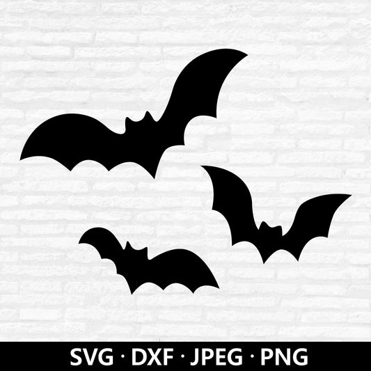 Flying Bats Svg, Halloween svg, Spooky Svg, Bats Clipart, Halloween Bats SVG, Halloween Sign svg, Bats Cutting files Digital download