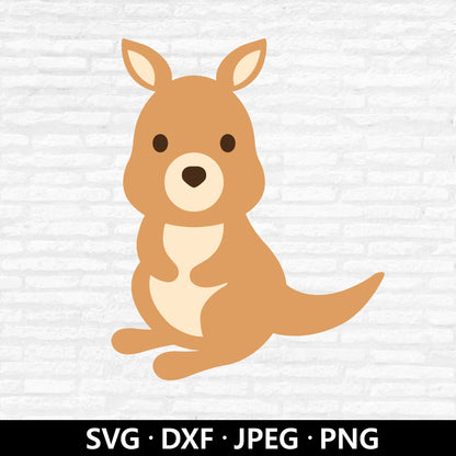 Kangaroo SVG, Kangaroo Vector Files, Jungle Animals DXF, Australia animals Png. Kangaroo Clipart, Cute Kangaroo Cut Files Digital Download