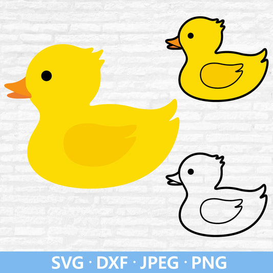 Duck SVG, Cute baby duck SVG cutting file, Yellow duck Svg, Duck Outline Clipart, Baby Shower Deco SVG, Duck Cut files Digital Download