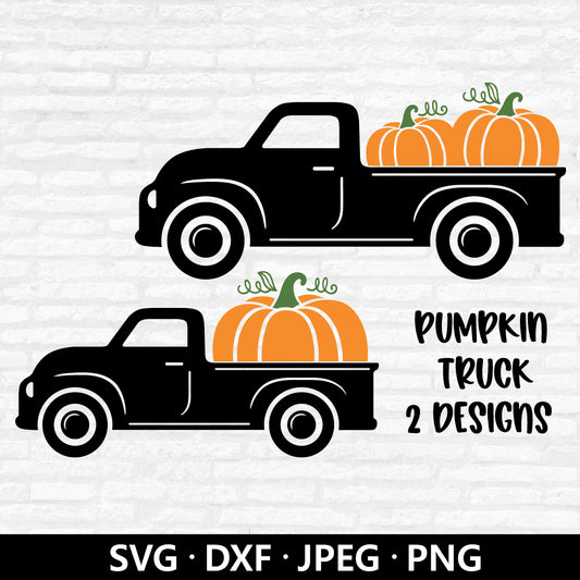 Fall Pumpkin Truck SVG, Fall Truck svg, Autumn Vintage Truck, Autumn sign svg, Pumpkin Truck SVG, Pumpkin truck cut files Digital Download