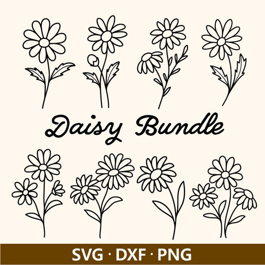 Daisy Flower Bundle (Digital Download)