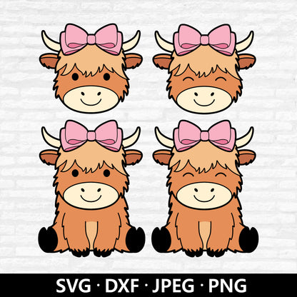 Coquette Highland Cow (Digital Download)