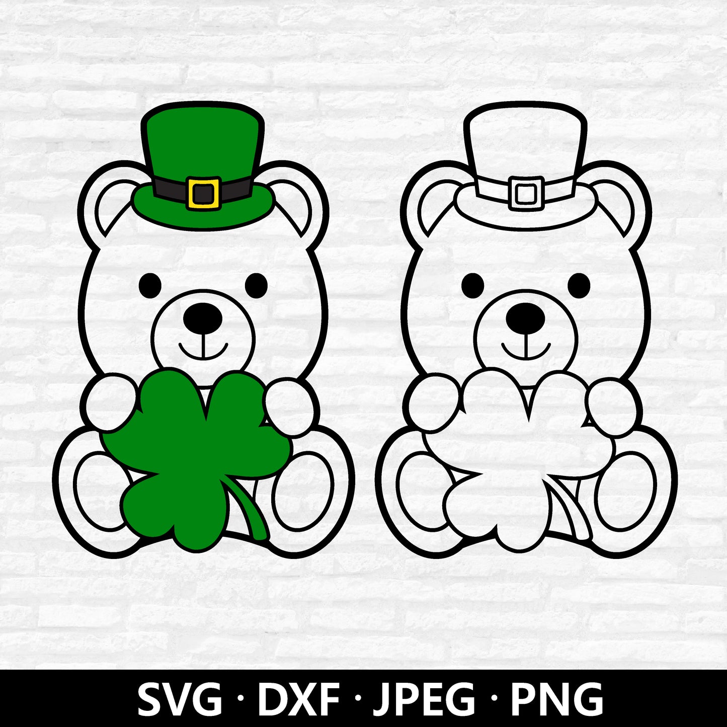 St. Patrick's Day Bear (Digital Download)