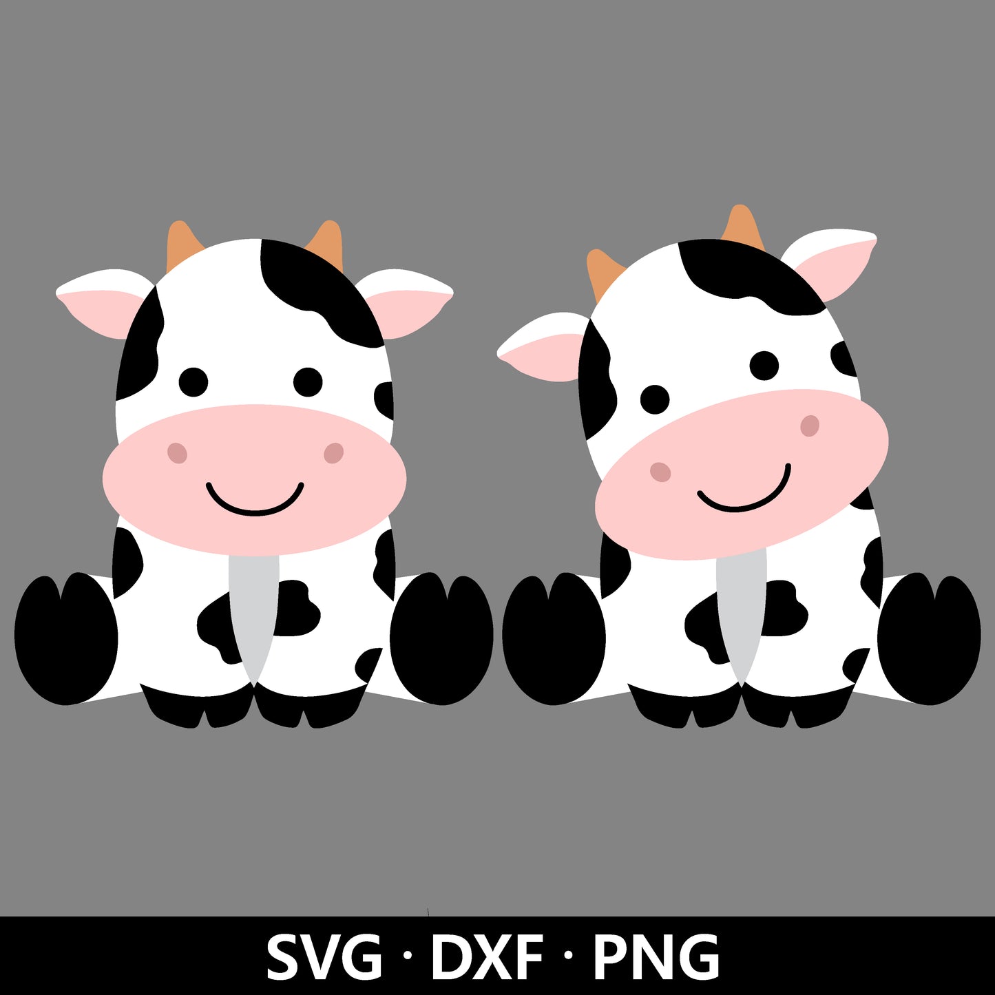 Baby cow svg, Farm Animal svg, Cow svg, Cute Cow clipart, Cow cartoon, Cow icon, Boy Girls Cow birthday shirt SVG Cut files Digital Download