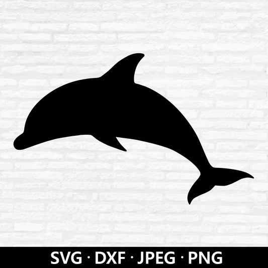 Dolphin SVG, Ocean Creatures PNG, Fish Dxf, Dolphin Clipart, Dolphin Vector Files, Sea Animal Icons, Dolphin Cut files Digital Download