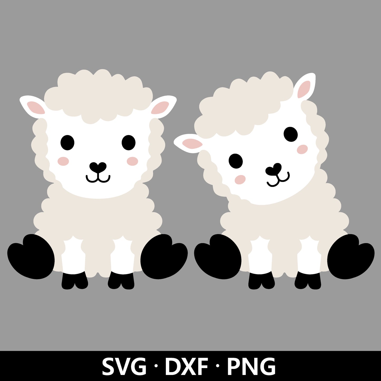 Baby Sheep Svg, Farm Animal Clipart, Sheep Vector, Easter Animal PNG, Lamb Clipart, Animal Baby Shirt, Cute sheep cut files Digital Download