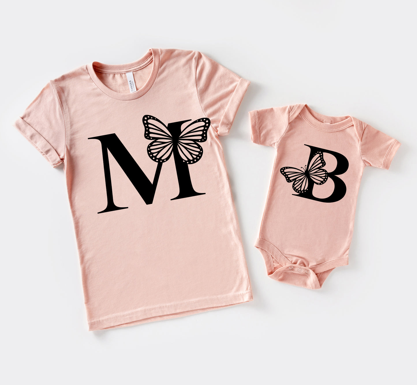 Butterfly Monogram SVG, flying Butterflies Alphabet Monogram, Capital Alphabet Font PNG file, Butterfly Letters Cut files Digital Download